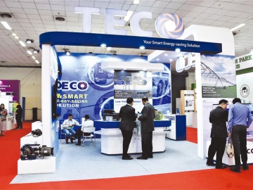 主打動(dòng)力節(jié)能、智慧監(jiān)控 東元 現(xiàn)身印度臺(tái)灣形象展