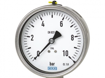 232.50, 233.50波登管壓力表，不銹鋼材質(zhì)