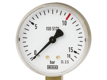 111.11, 111.31波登管壓力表，銅合金材質(zhì)