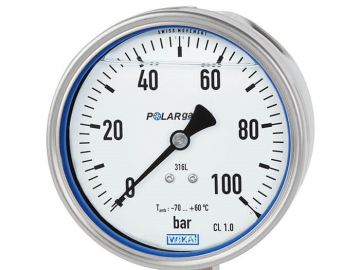 PG23LT波登管壓力表，不銹鋼材質(zhì)