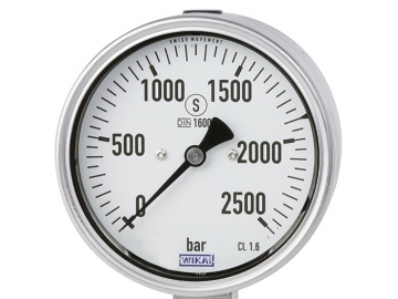 PG23HP-S波登管壓力表，不銹鋼材質(zhì)