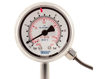 230.15波登管壓力表，不銹鋼材質(zhì)