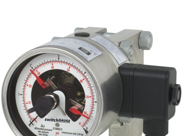 DPGS43HP.100, DPGS43HP.160帶電接點開關(guān)的差壓表